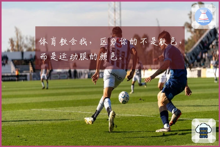 体育教会我，区分你的不是肤色，而是运动服的颜色。